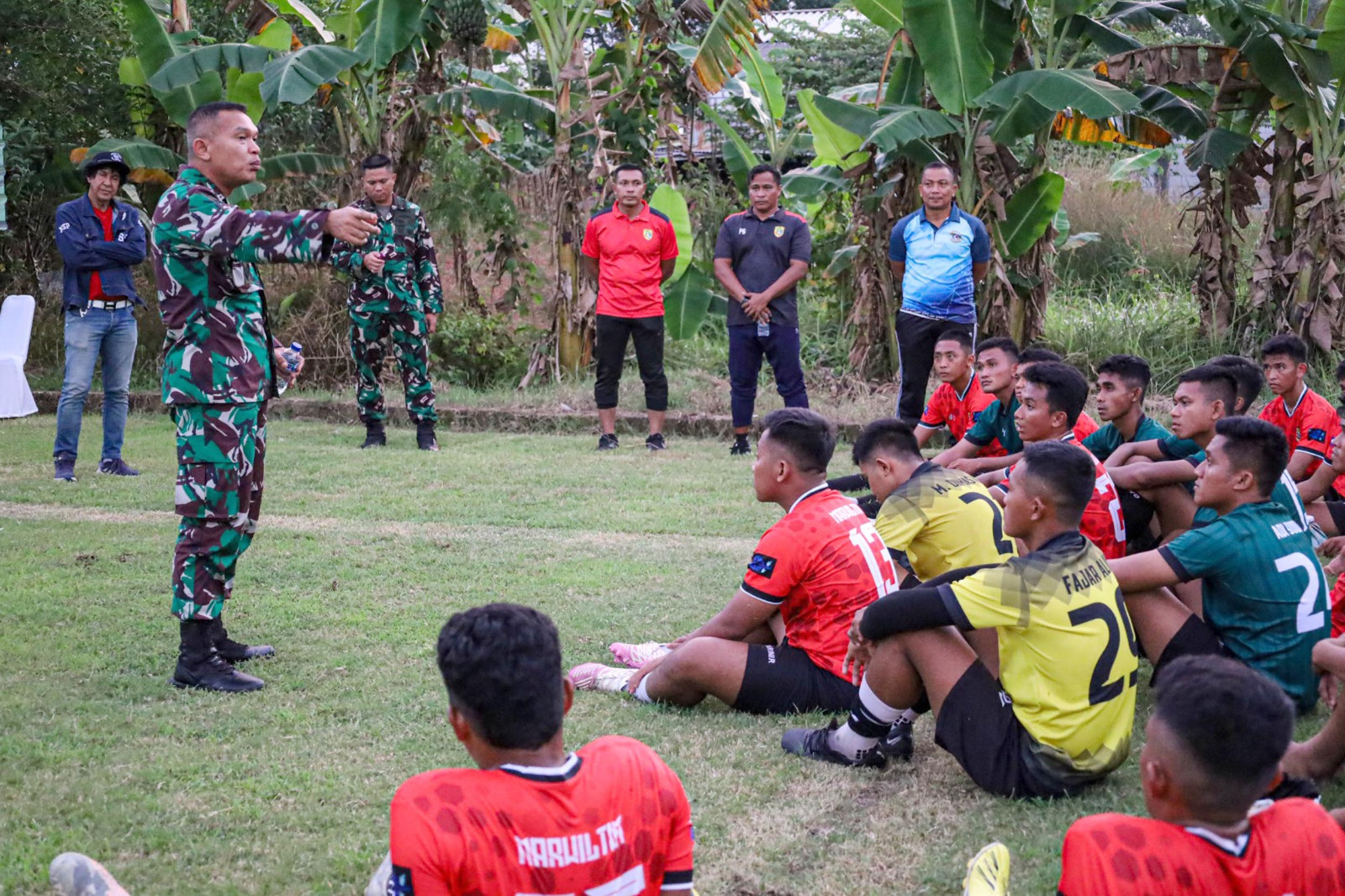 Jelang Pekan Olahraga Angkatan Laut 2025, Tim Sepak Bola Marwiltim Latih Tanding Melawan Gresik All Star