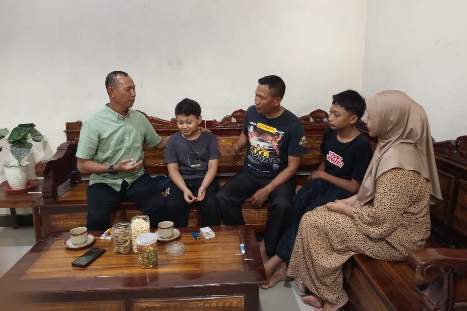 Anjangsana Ke Rumah Prajurit Jadi Sarana Silaturahmi Keluarga Besar Yonif 3 Marinir