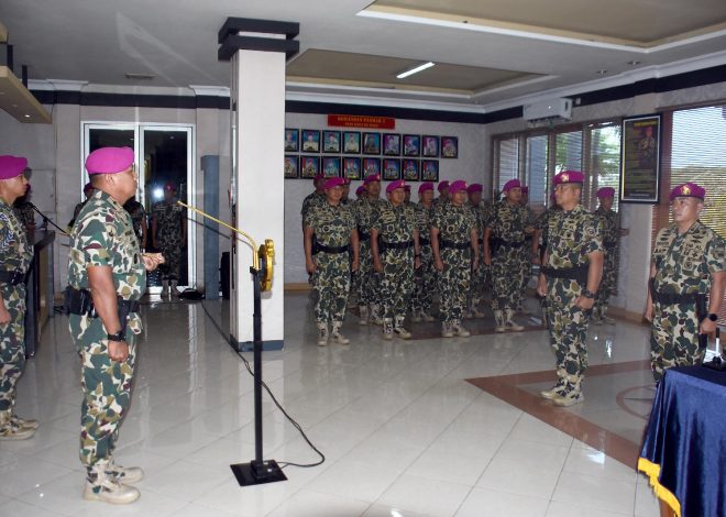 Komandan Brigif 2 Marinir Ikuti Serah Terima Jabatan Asops Komandan Pasmar 2