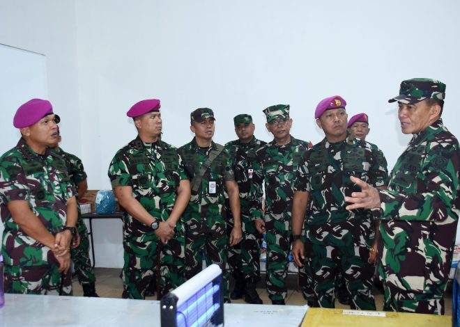 Dansatdik 1 SPPI Satdik 1 Batch 3 TA 2025 Terima Kunjungan Sekjen Kemenhan RI