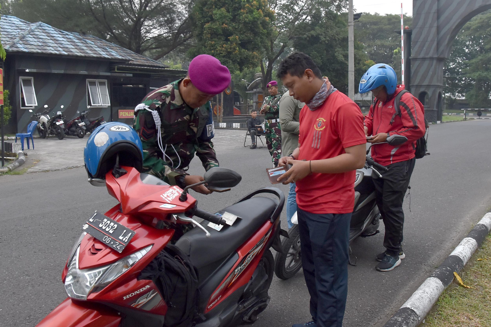 Staf Intelijen Dan Provost Brigif 2 Marinir Gelar Operasi Gaktibplin
