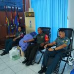 Wujudkan Sinergi dan Kepedulian, Koramil 0830/03 Pabean Cantian Ikuti Donor Darah di HUT ke-64 Kolinlamil