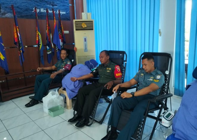 Wujudkan Sinergi dan Kepedulian, Koramil 0830/03 Pabean Cantian Ikuti Donor Darah di HUT ke-64 Kolinlamil