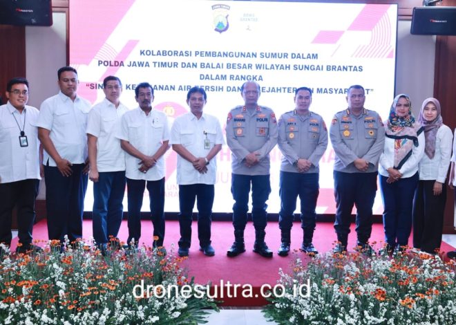 Kolaborasi Polda Jatim dan BBWS Brantas di Hari Bhayangkara ke -79:  Bangun Sumur Bor Dukung Efisiensi Air dan Ketahanan Pangan