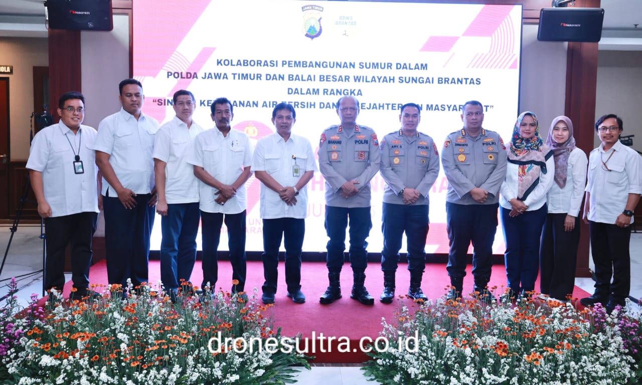 Kolaborasi Polda Jatim dan BBWS Brantas di Hari Bhayangkara ke -79:  Bangun Sumur Bor Dukung Efisiensi Air dan Ketahanan Pangan
