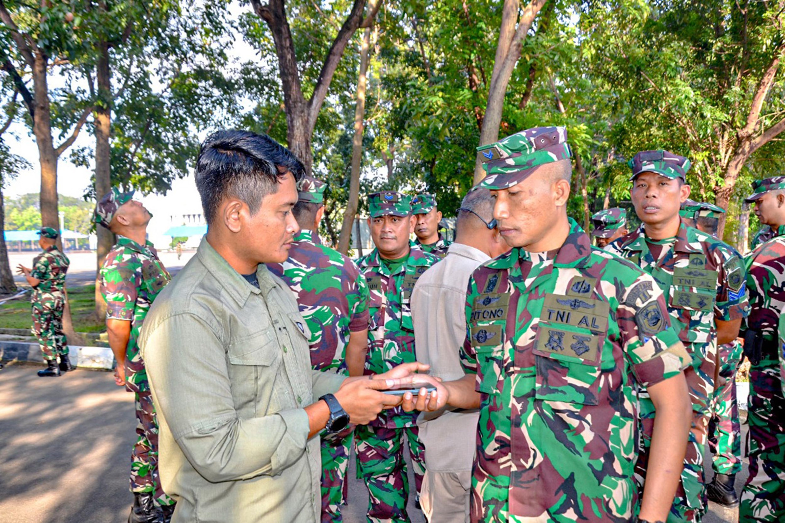 Cegah Pelanggaran Dilakukan Prajurit, Staf Intel Dan Provost Yonif 1 Marinir Laksanakan Sidak