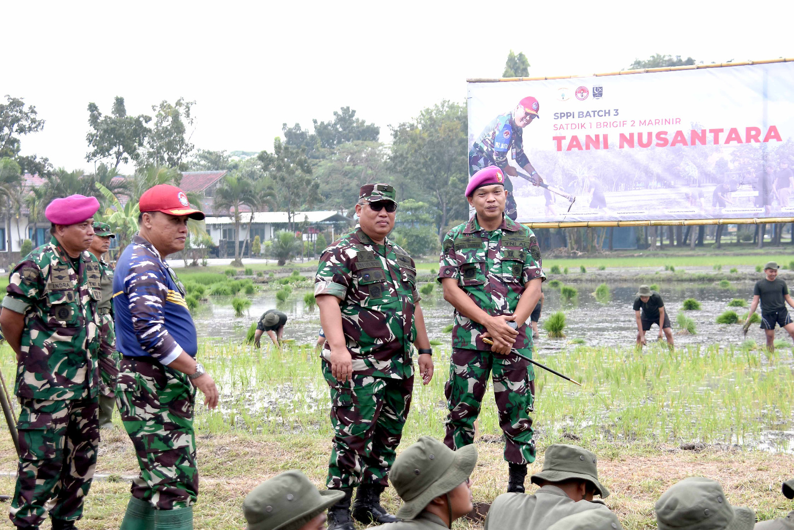 Komandan Brigif 2 Marinir Terima Kunjungan Dosen Tetap Universitas Pertahanan RI