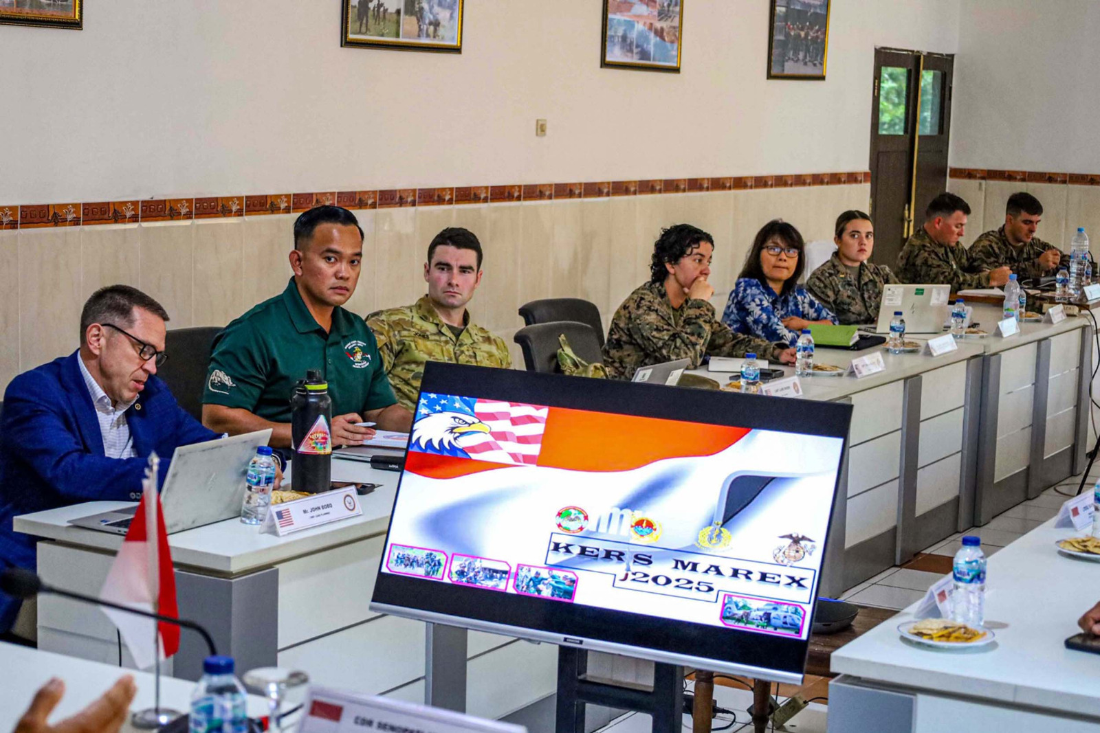 Prajurit Yonif 3 Marinir dan USMC Laksanakan Perencanaan Final Jelang Latma Keris Marex 2025