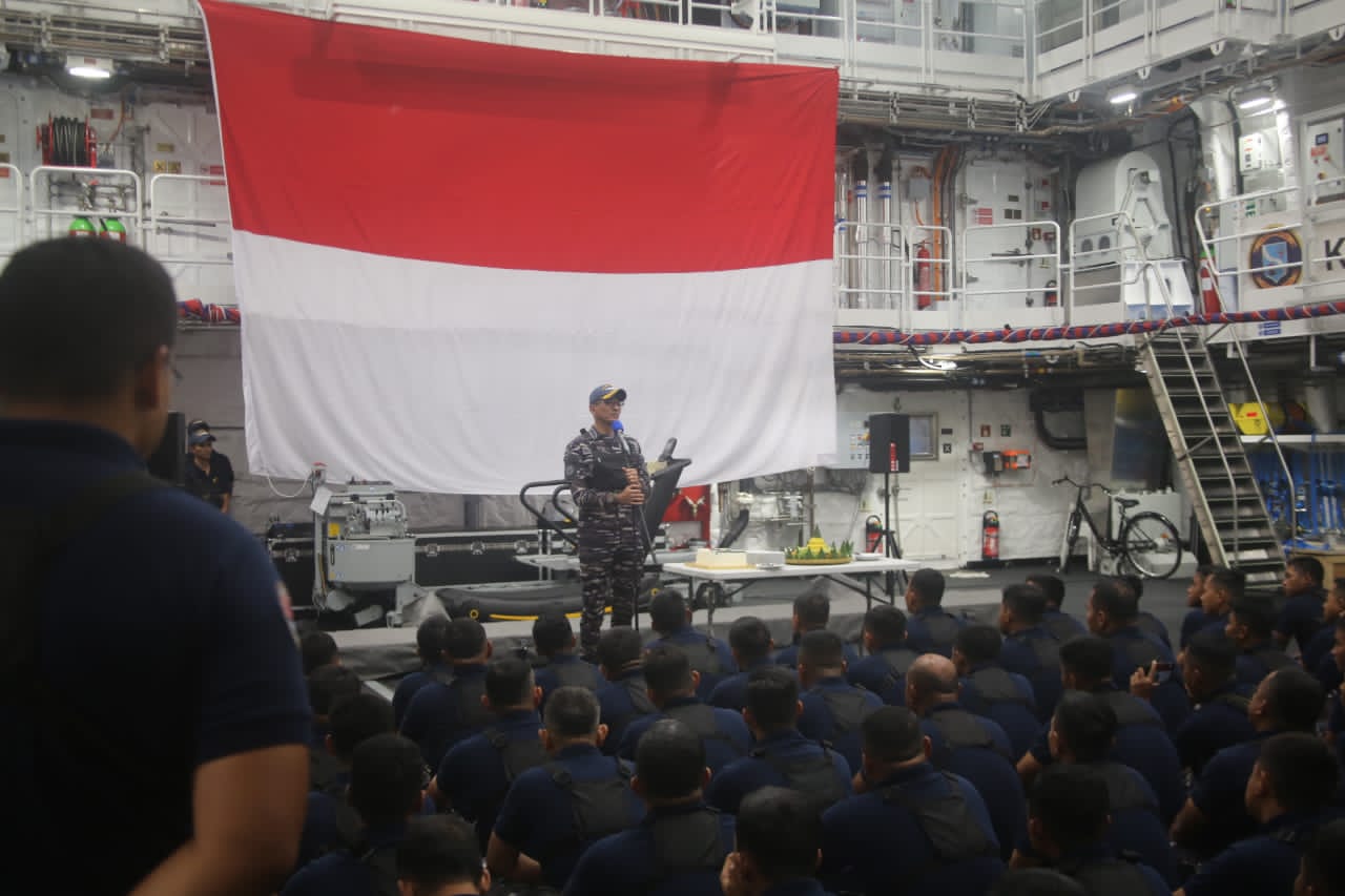 Gladi Akhir, Unsur-Unsur Jajaran Koarmada II Siap Sukseskan Presidential Inspection HUT Ke-80 TNI