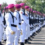 Prajurit Yonif 1 Mar Ikuti Upacara Peringatan Hari Kesaktian Pancasila