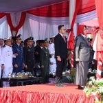 Danyonif 3 Marinir Hadiri Upacara Peringatan Hari Kesaktian Pancasila Di MPP Sidoarjo