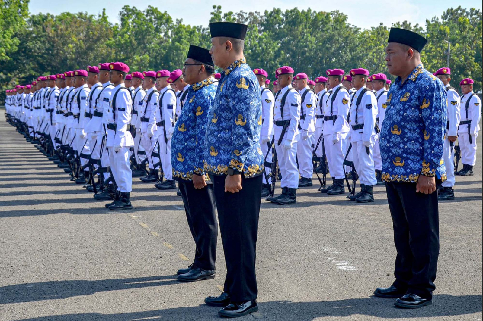 Prajurit Dan PNS Brigif 2 Marinir Peringati Hari Kesaktian Pancasila