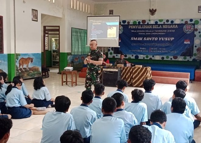 Koramil Karangpilang Tanamkan Wawasan Kebangsaan kepada Siswa SMA